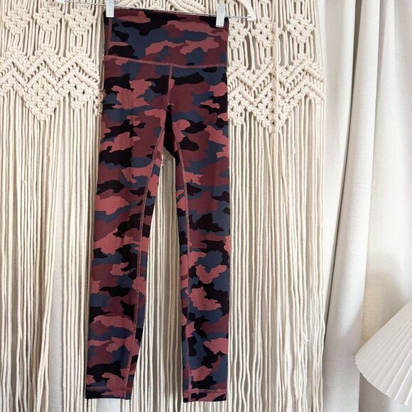 Lululemon Camo Wunder Under Leggings – Size 2 + Matching Tank Available - Picture 1 of 6